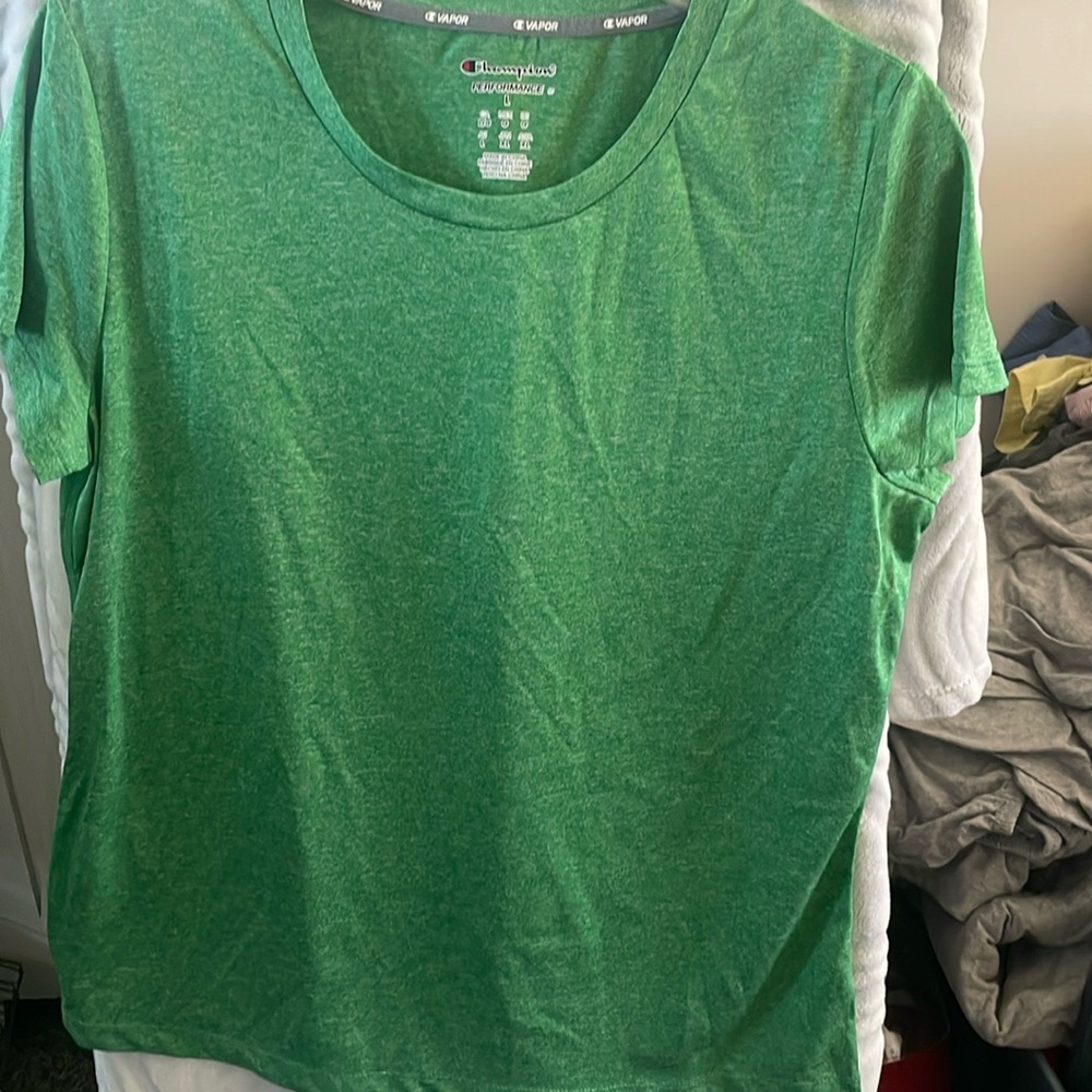 Champion Women's Short Sleeve Tee Green